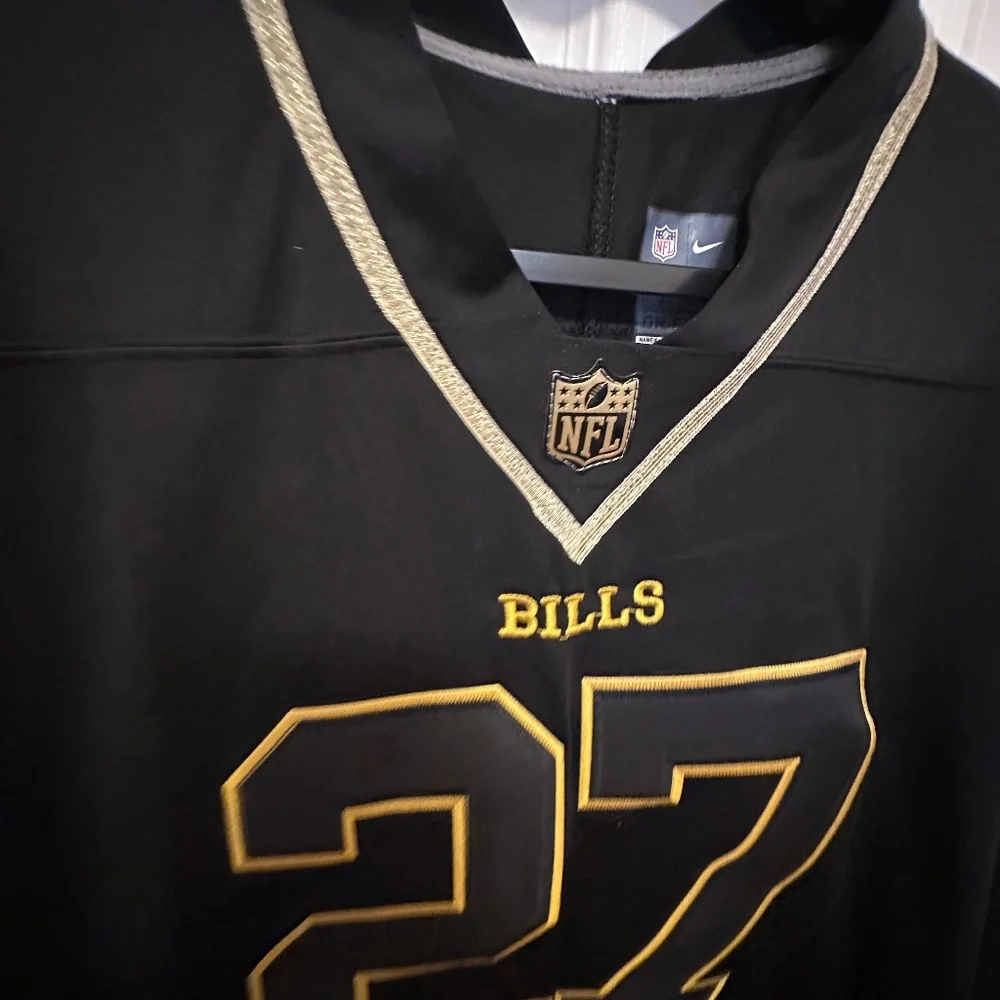 Buffalo Bills No 27 WHITE black and gold jersey. - Picture 2 of 5